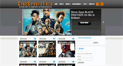 Desktop Screenshot of cinesportstalk.com