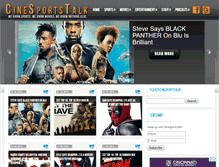 Tablet Screenshot of cinesportstalk.com